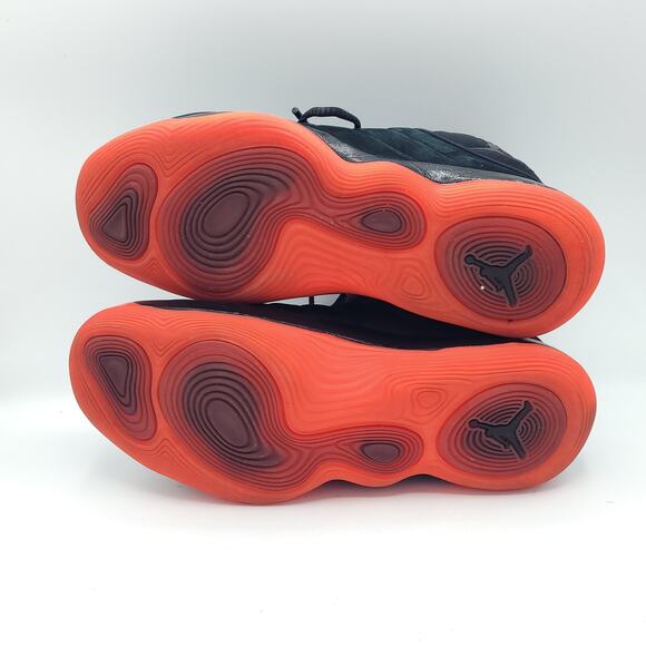 Nike Jordan Super Fly Infrared Black Red Shoes 921203-024 Men\'s Size 10.5